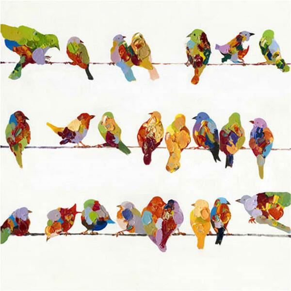 Yosemite Home Decor Birds on a Wire II Acrylic Painting ARTACC0148